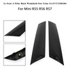 2x Front A Pillar Black Windshield Post Trims 51137272583/84 For Mini R55 R56