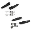 Front and Rear Footrest Footpegs For Honda CBR600RR 03-12 CBR1000RR 04-12 Black