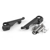 Front&Rear Footrests Foot Pegs Aluminum Passenger For Kawasaki ZX6R ZX-10R 04+12