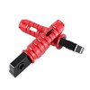 Front Footrests Foot Peg for Aprilia GPR 125 150 250 APR150 RS125 TUONO125 Red