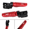 Front Footrests Foot Peg for Triumph Street Triple 765/R/S/RS Daytona 675/R Red