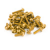 158pcs Motorcycle Sportbike Windscreen Fairing Bolt Kit Fastener Clip Screw Gold