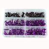 177PCS Motorcycle Sportbike Windscreen Fairing Bolts Kit Fastener Clips Screws Universal Fit For Suzuki Motorcycle/Motorbikes/Sportbikes/Scooter/Streetbikes PUR~BC4