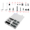 198PCS Motorcycle Sportbike Windscreen Fairing Bolts Kit Fastener Clips Screws For Honda Concours 14 ZG1400A ABS 2016 TIT~BC2