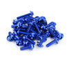 158Pcs Motorcycle Sportbike Windscreen Fairing Bolts Kit Fastener Clips Screws Fit For Kawasaki Motorcycle/Sportbikes/Scooter/Streetbikes Blue~BC3