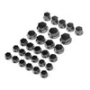 30pcs Motorcycle Hexagon Socket Screw Covers Bolt Nut Caps Fit for Honda BLK