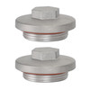 Engine Valve Tappet Adjustment Cover Inspection Cap O-Ring 17mm Fit for Suzuki 1983-1987 QuadRunner (LT125) 2pcs