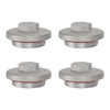 Engine Valve Tappet Adjustment Cover Inspection Cap O-Ring 17mm Fit for Suzuki 1983-1987 QuadRunner (LT125) 4pcs