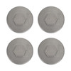 Engine Valve Tappet Adjustment Cover Inspection Cap O-Ring 17mm Fit for Suzuki 1983-1987 QuadRunner (LT125) 4pcs