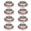 Engine Valve Tappet Adjustment Cover Inspection Cap O-Ring 17mm Fit for Suzuki 1983-1987 QuadRunner (LT125) 8pcs