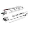 Fork Lower Leg Deflectors Shield Cover fit for Touring Electra Glide Classic EFI FLHTCI : 2000¨C2006 Chrome