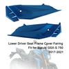 Lower Driver Seat Frame Cover Fairing Fit for Suzuki GSX-S 750 2017-2021 Blue