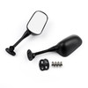 1 Pair Rear View Mirrors(left&right) For Honda CB1300S 2005-2008 CBR1000RR 2004-2007 CBR600RR 2007-2015 Black