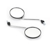 Pair 8mm Rearview Mirrors fits for Suzuki Scooter Motorcycle Moped Bike ATV with 8MM threads White~BC1