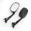 Motorcycle Rearview Side Mirrors Pair Fit For Yamaha YZF-R1 YZF R1 2009-2014 Black