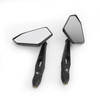Motorcycle M8/M10 Rearview Side Mirrors Left + Right Fits for Suzuki GSX400 GSX750 GSX1200 (GK7B) Inazuma Black~BC1
