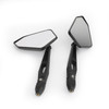 Motorcycle M8/M10 Rearview Side Mirrors Left + Right fits For Kawasaki KDX125 1990-1999 KL110 KSR PRO 2013-2014 Black~BC3