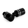 CNC Pair M10 Mirror Blanking Plugs Bolts Fit For BMW R1200GS LC 2013-2016 (Water cooling) BLK