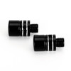 CNC Pair M10 Mirror Blanking Plugs Bolts Fit For BMW R1200GS LC 2013-2016 (Water cooling) BLK