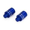 CNC Pair M10 Mirror Blanking Plugs Bolts Fit For BMW R1200GS LC 2013-2016 (Water cooling) Blue