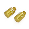 CNC Pair M10 Mirror Blanking Plugs Bolts Fit For BMW R1200GS LC 2013-2016 (Water cooling) Gold