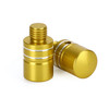 CNC Pair M10 Mirror Blanking Plugs Bolts Fit For BMW R1200GS LC 2013-2016 (Water cooling) Gold