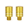 CNC Pair M10 Mirror Blanking Plugs Bolts Fit For BMW R1200GS LC 2013-2016 (Water cooling) Gold