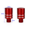 CNC Pair M10 Mirror Blanking Plugs Bolts Fit For BMW R1200GS LC 2013-2016 (Water cooling) Red
