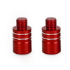 CNC Pair M10 Mirror Blanking Plugs Bolts Fit For BMW R1200GS LC 2013-2016 (Water cooling) Red