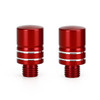 CNC Pair M10 Mirror Blanking Plugs Bolts Fit For BMW R1200GS LC 2013-2016 (Water cooling) Red