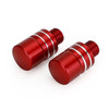 CNC Pair M10 Mirror Blanking Plugs Bolts Fit For BMW R1200GS LC 2013-2016 (Water cooling) Red