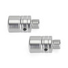 CNC Pair M10 Mirror Blanking Plugs Bolts Fit For BMW R1200GS LC 2013-2016 (Water cooling) SIL