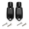 CNC Pair Master Cylinder Handlebar Clamps 10mm x 1.25mm Mirror fits For Kawasaki BLK~BC3