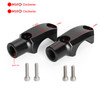 CNC Pair Master Cylinder Handlebar Clamps 10mm x 1.25mm Mirror fits For Kawasaki BLK~BC3