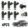 6PCS Fuel Injectors FBJC100 Fit For Infiniti FX35 3.5L V6 2004 G35 3.5L V6 2003-2004 QX4 3.5L V6 2002-2003 ~BC1