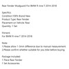 Rear Fender Mudguard Fit For BMW R nine T 2014-2018 Silver