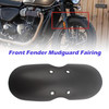 Front Fender Mudguard Fairing Fit For Triumph (Air Cooled) Bonneville / T100 / Scrambler / Thruxton 900 2001-2016 MBlack