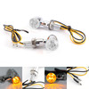 Mini Bullet turn signal light Fit for Honda with 8mm Hole Fairing ChromeC~BC2