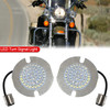1157 LED Turn Signal Light Fit for Harley Davidson 1986-2019 with 2 screw lens Red