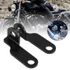 Turn Signal Light Holder Bracket Front Rear Fork Clamp Fit for Harley BLK