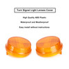 Turn Signal Light Lenses Cover Fit for Kawasaki Vulcan 2000 / 1600 Classic Nomad 1600 2005 Amber