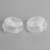 Turn Signal Light Lenses Cover Fit for Kawasaki Vulcan 2000 / 1600 Classic Nomad 1600 2005 Clear