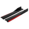 86.6" Universal Side Skirt Extensions Rocker Panel Splitters Lip Polypropylene