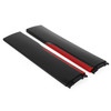 86.6" Universal Side Skirt Extensions Rocker Panel Splitters Lip Polypropylene