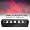 Red 6 Eyes Stage Moving Head Laser Bar  DMX512 DJ Party Club Laser Light