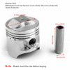 Piston Kit - Standard Bore Size ?57.00mm Fit Suzuki GS125 DF125 DR125 GN125