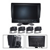 7" Monitor DVR Driving Video Recorder for RV Truck Bus+4 Rear View Backup Camera