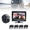 7" Monitor DVR Driving Video Recorder for RV Truck Bus+4 Rear View Backup Camera