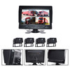 7" Monitor DVR Driving Video Recorder for RV Truck Bus+4 Rear View Backup Camera