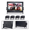 9" Monitor DVR Driving Video Recorder for RV Truck Bus+4 Rear View Backup Camera